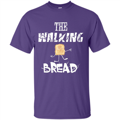 The Walking Bread T-shirt Purple