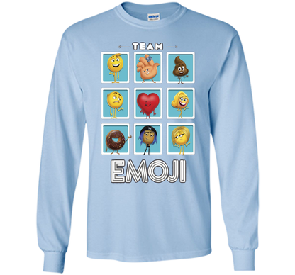 The Emoji Movie Team Emoji Panels Graphic T-Shirt shirt Light Blue