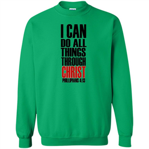 Christian T-Shirt I Can Do All Things Through Christ
