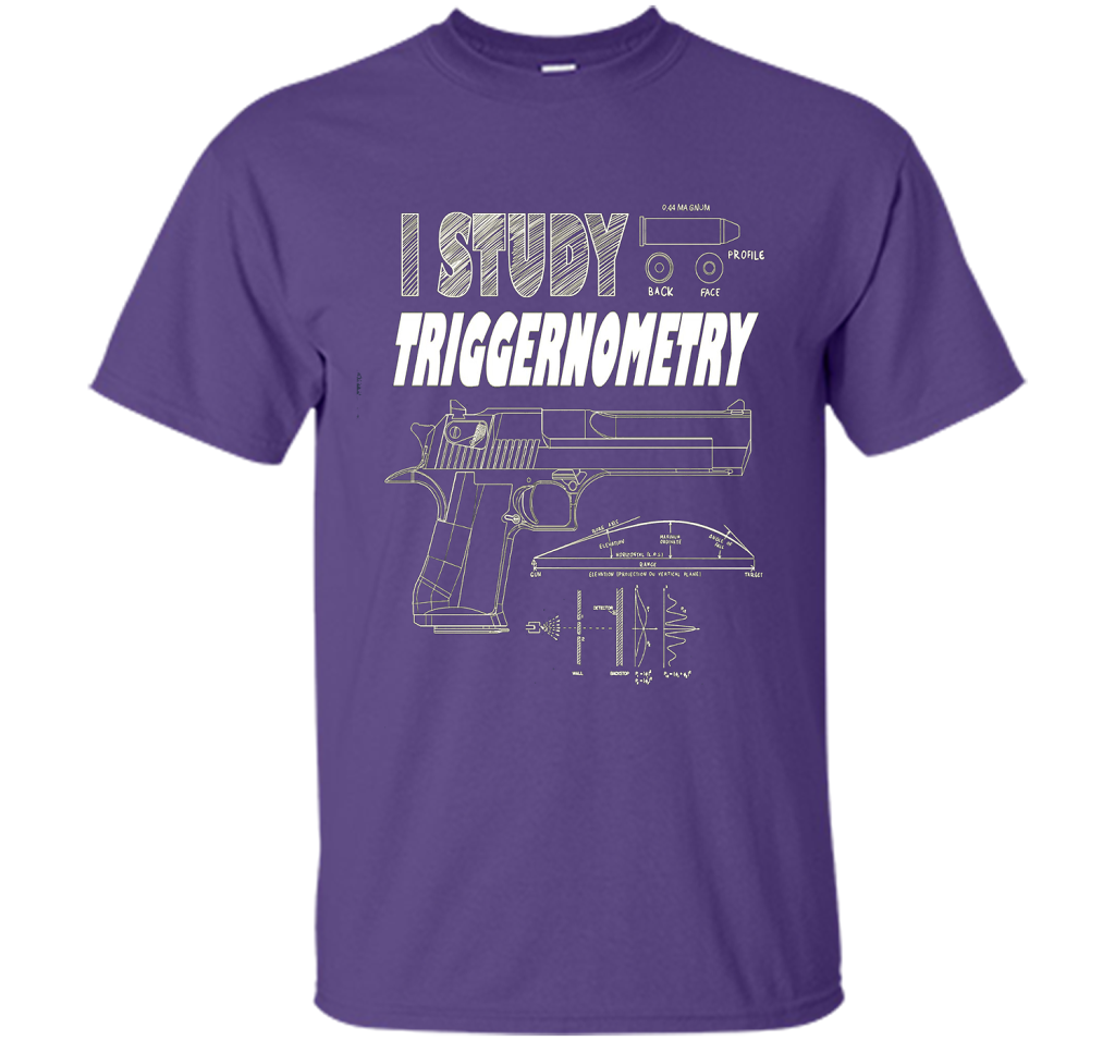 I study Triggernometry T-shirt Purple