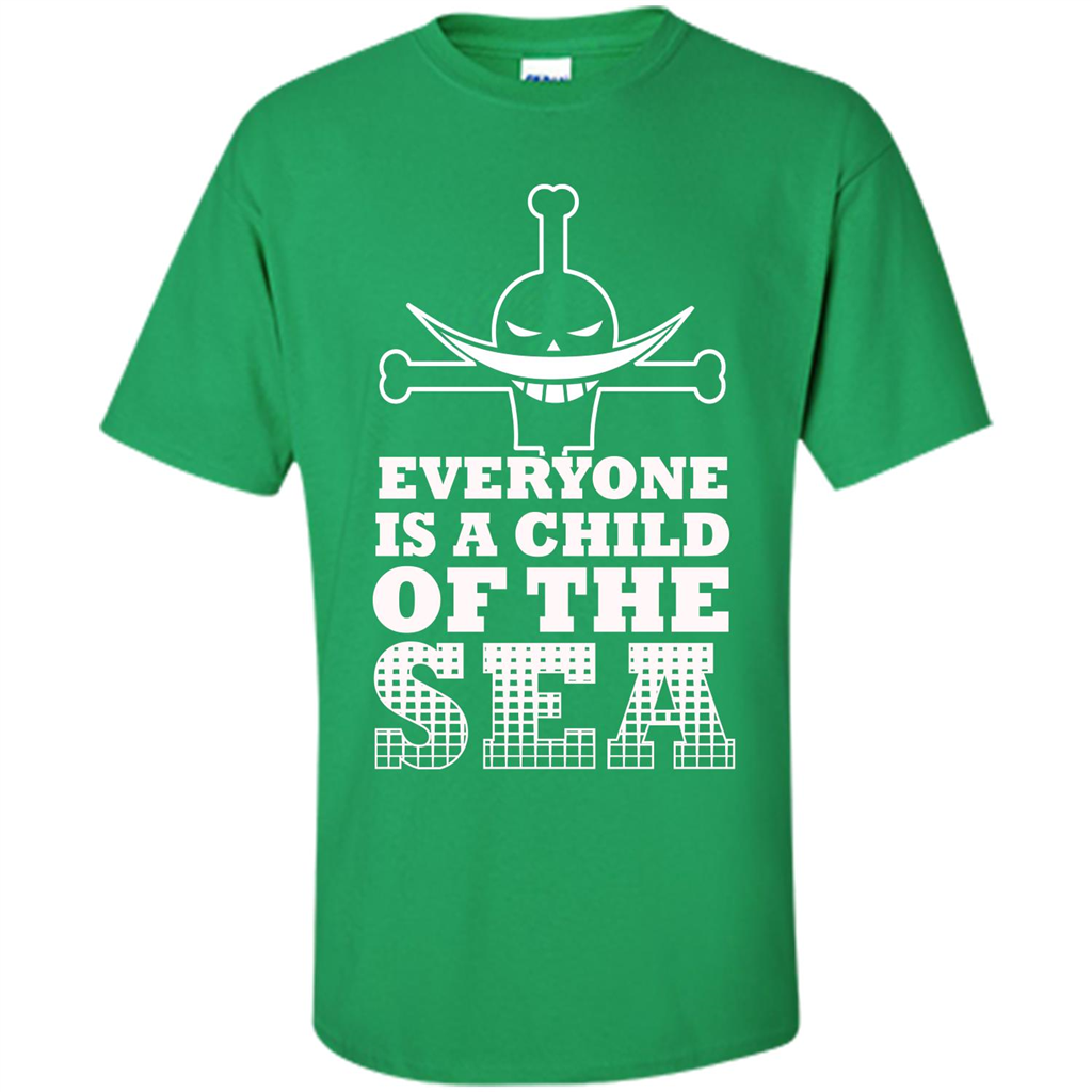 Sea. Everyone Is A Child Of The Sea T-shirt Irish Green