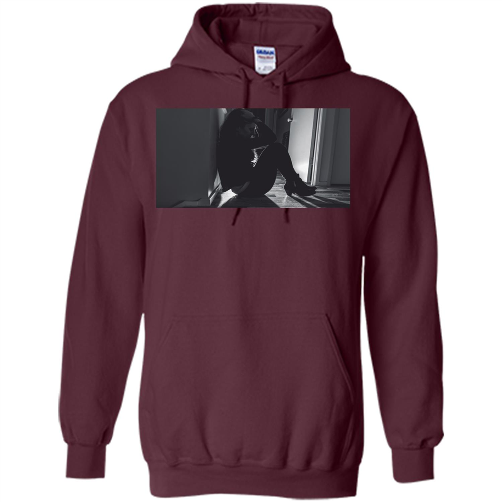 Alone T-Shirt Maroon