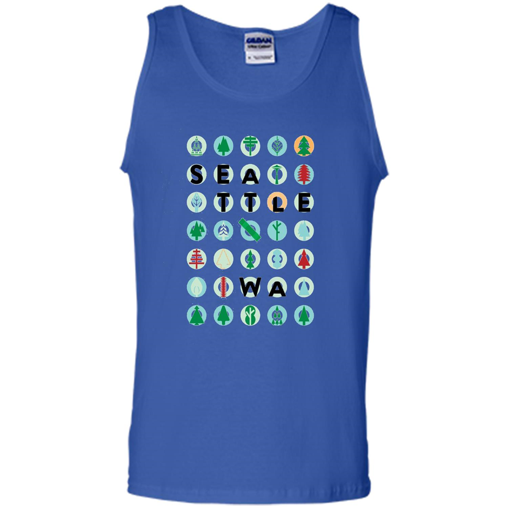 Seattle, Washington T-shirt Emerald City T-shirt Royal