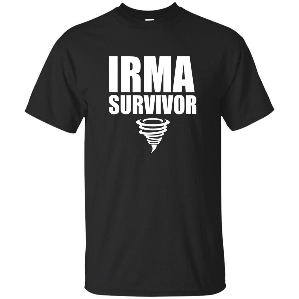 Hurricane Irma Survivor T-shirt Black