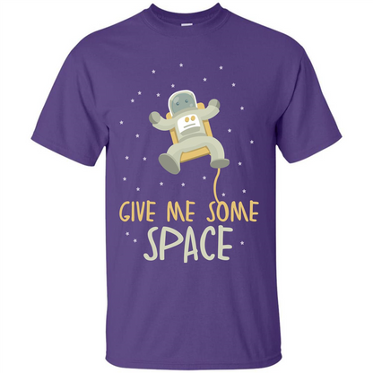 Astronaut T-shirt Give Me Some Space T-shirt Purple