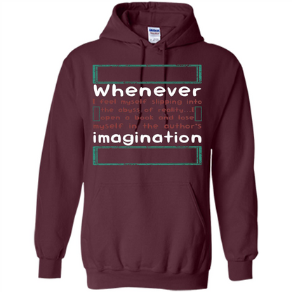 Whenever I Feel Myself Slipping In To The Abyss T-shirt Maroon