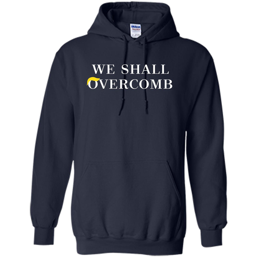 American T-shirt We Shall Overcomb Navy
