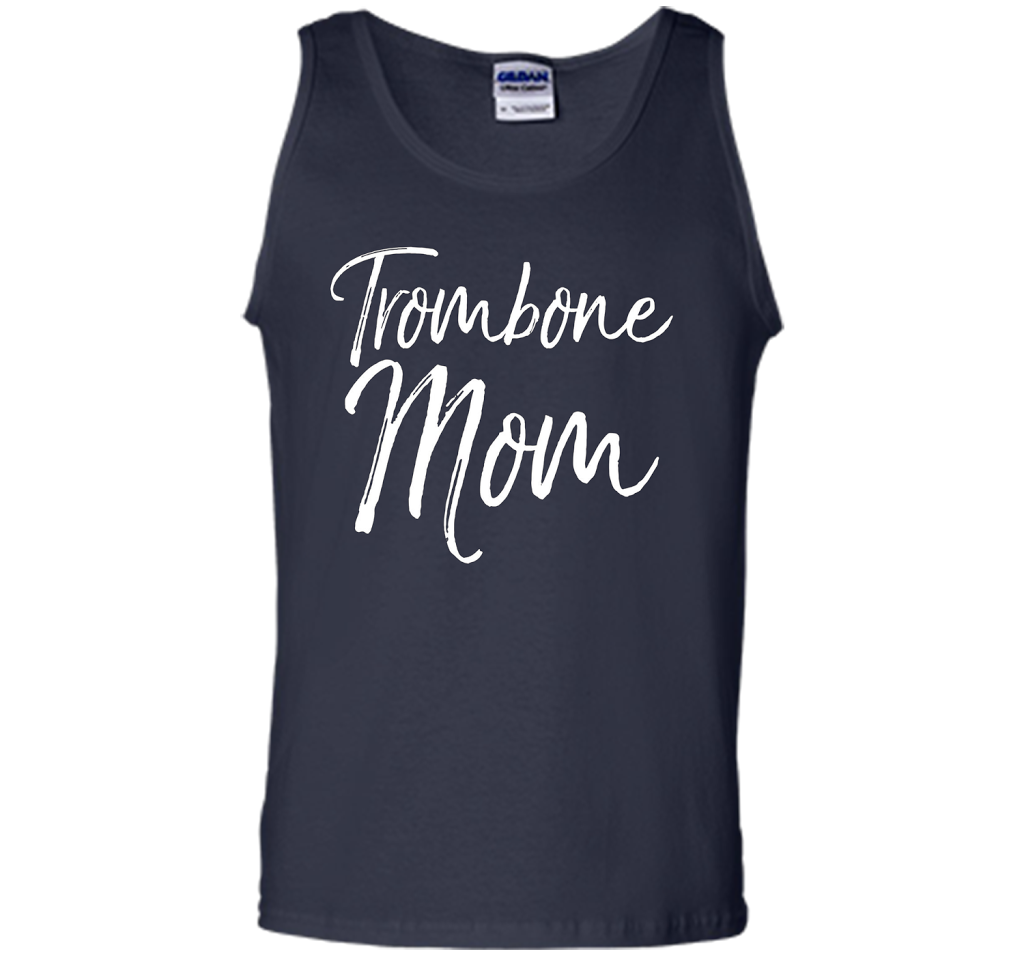 Trombone Mom Shirt Proud High School Marching Band Mother shirt Navy