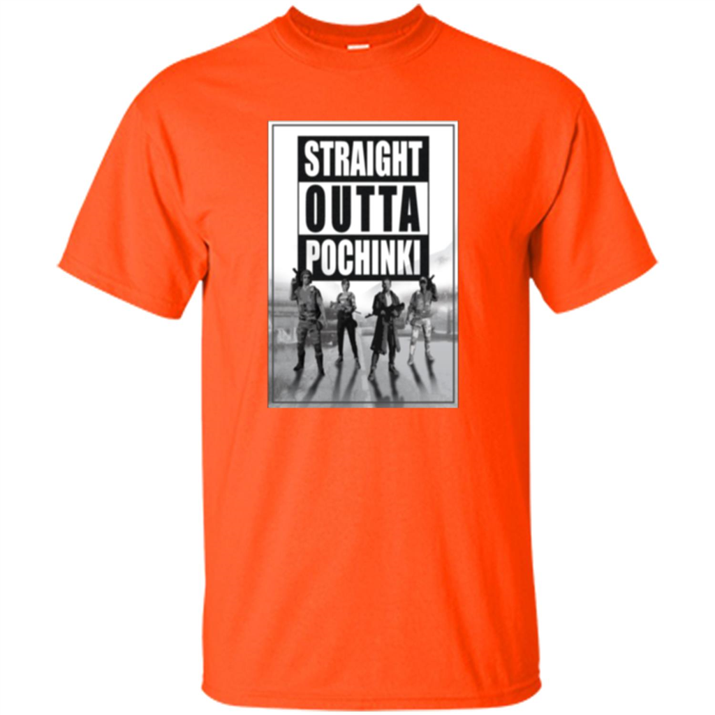 Straight Outta Pochinki T-shirt Orange