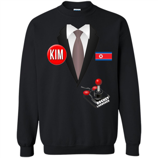 North Korea Halloween T-Shirt Rocket Launcher Black