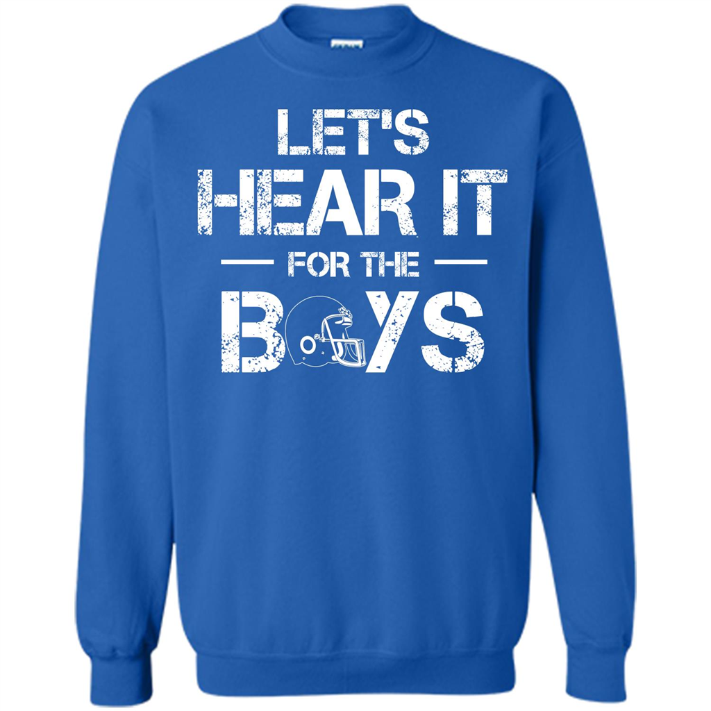 Football T-shirt Let's Hear It For The Boys Royal
