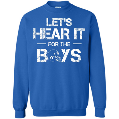 Football T-shirt Let's Hear It For The Boys Royal