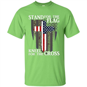 Stand For The Flag Kneel For The Cross T-Shirt