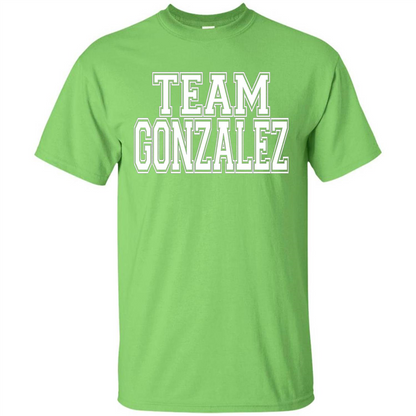 Team Gonzalez T-shirt Lime