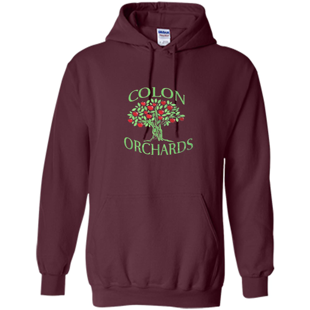 Colon Orchards T-shirt Maroon