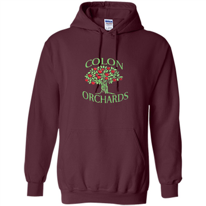 Colon Orchards T-shirt Maroon