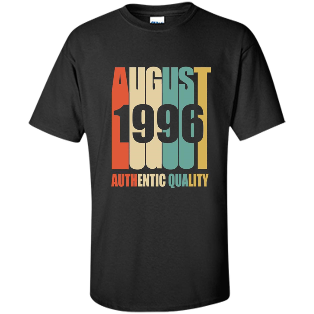 August 1996 Authentic Quality T-shirt Black