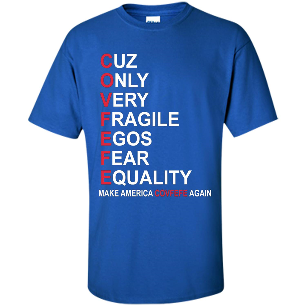 American T-shirt Make America Covfefe Again Royal