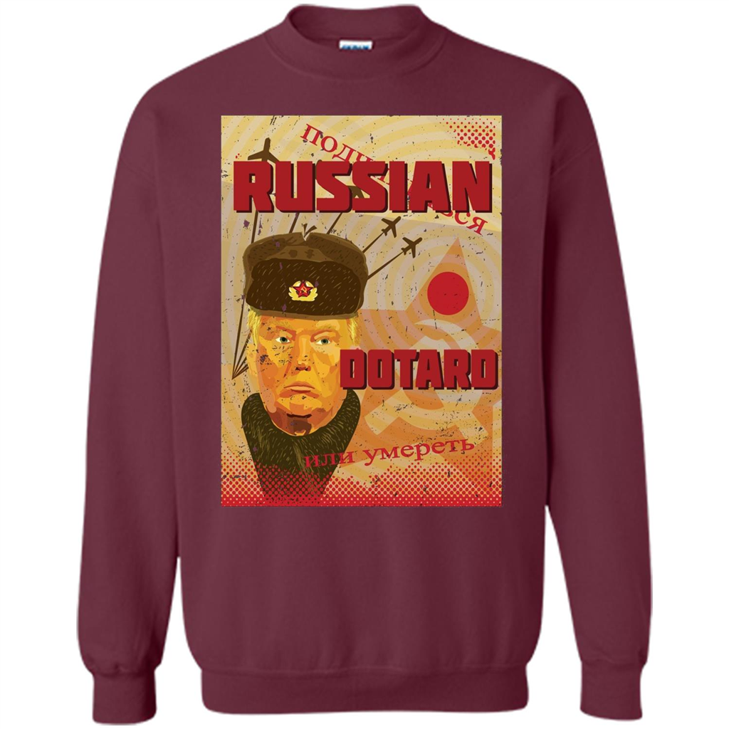 Funny President T-shirt Russian Dotard T-Shirt Maroon