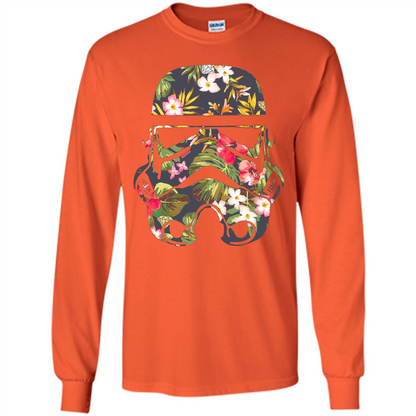 Tropical Stormtrooper Graphic T-Shirt Orange