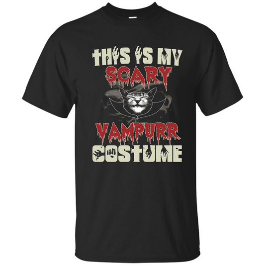 Halloween T-shirt This Is My Vampurr Costume T-Shirt Royal