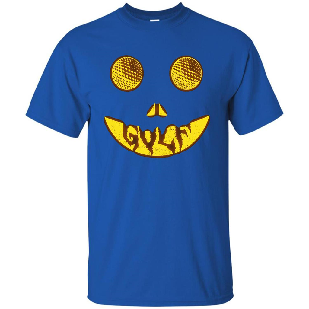 Halloween Costume Golf Scary Face Halloween T-Shirt Royal