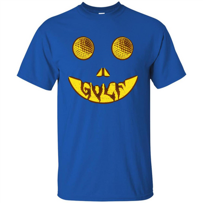 Halloween Costume Golf Scary Face Halloween T-Shirt Royal
