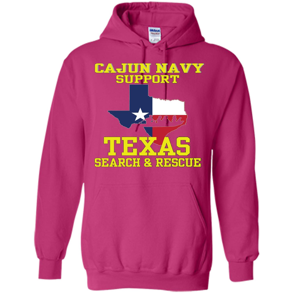 Cajun Navy Support Texas Search And Rescue T-shirt Heliconia
