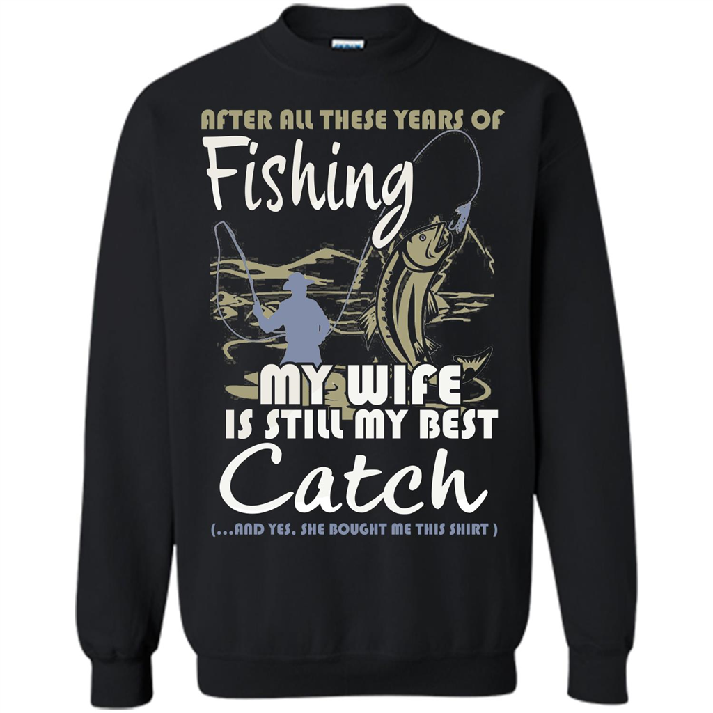Husband T-shirt After All These Years Of Fishing T-shirt Orange