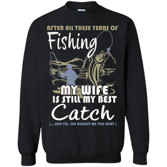Husband T-shirt After All These Years Of Fishing T-shirt Orange