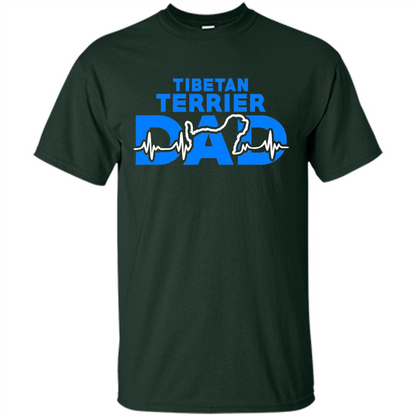 Tibetan Terrier Dad T-shirt Forest Green