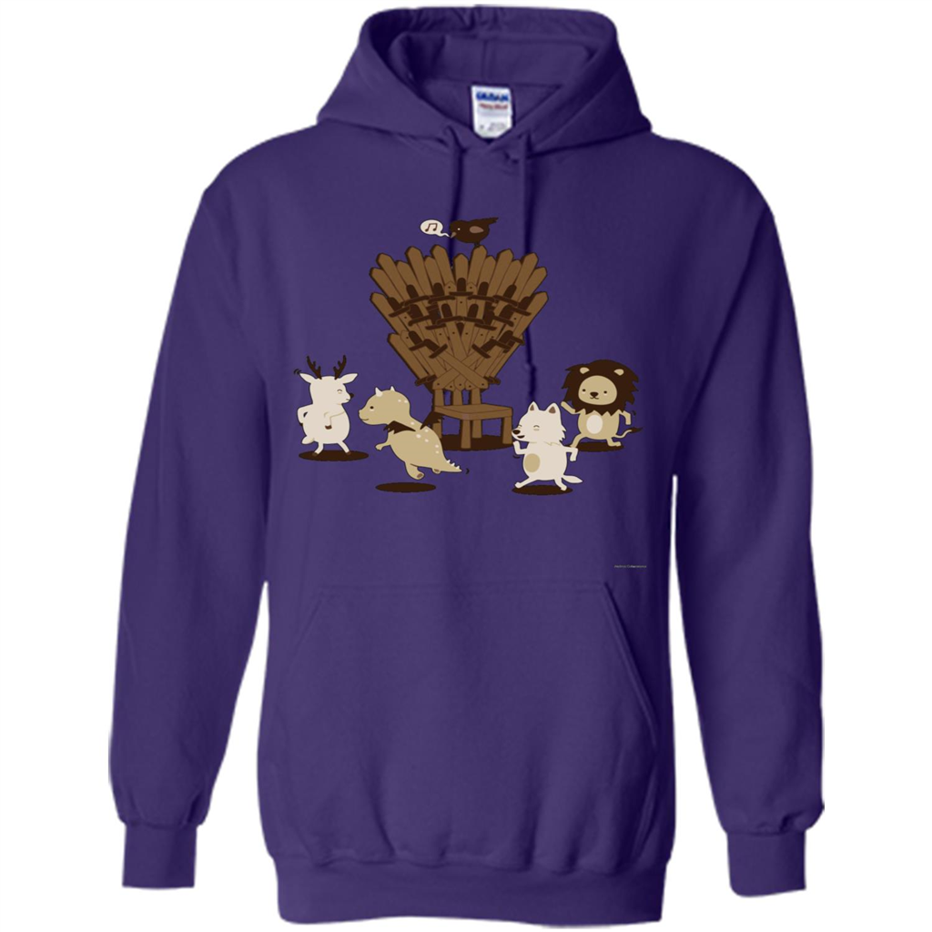 Game Of Musical Thrones Characters T-shirt Purple