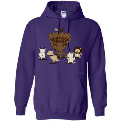 Game Of Musical Thrones Characters T-shirt Purple