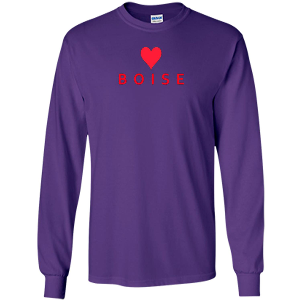 Boise Idaho With Heart Love T-shirt