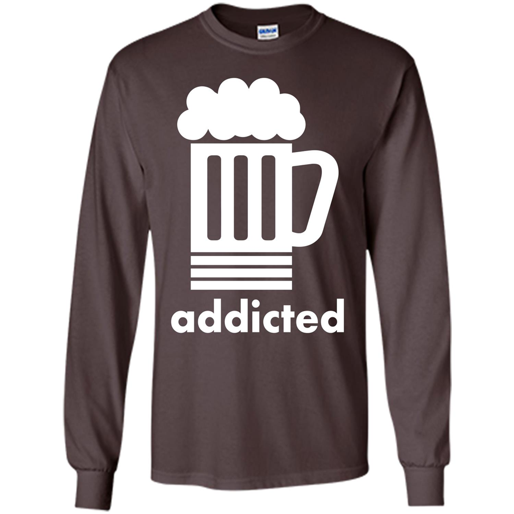 Beer T-shirt Addicted To Beer Dark Chocolate