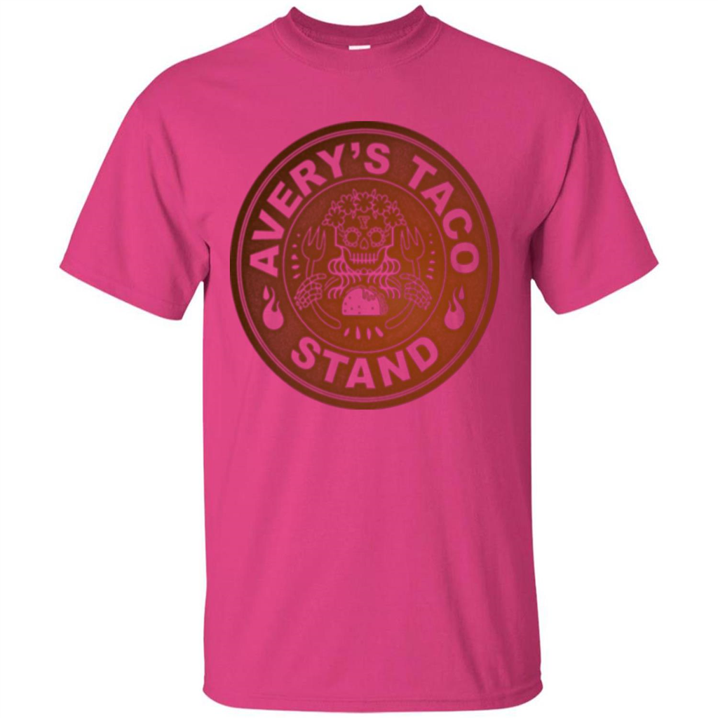 Avery's Taco Stand Bronze T-shirt Heliconia