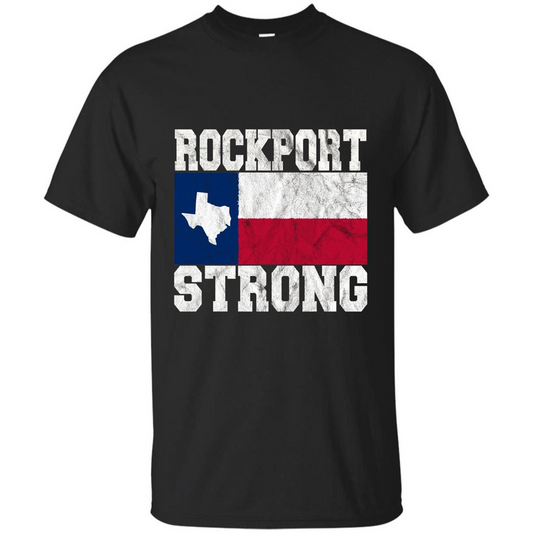 Rockport Strong, Rockport Pride, Rockport Texas T-shirt Black