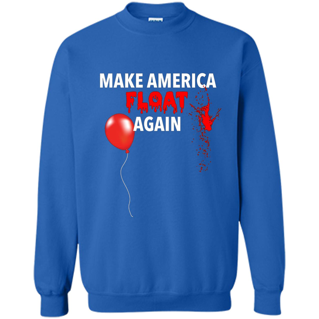 Make America Float Again T-Shirt Halloween Horror T-shirt Royal