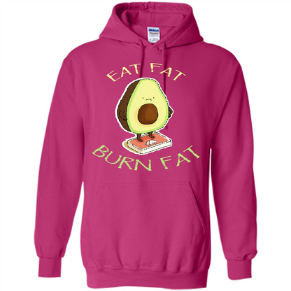 Avocado T-shirt Eat Fat Burn Fat T-shirt