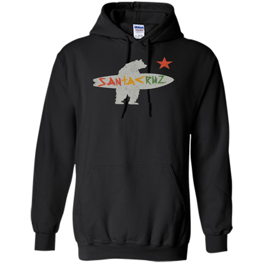 Santa Cruz Surf Bear T-Shirt Black