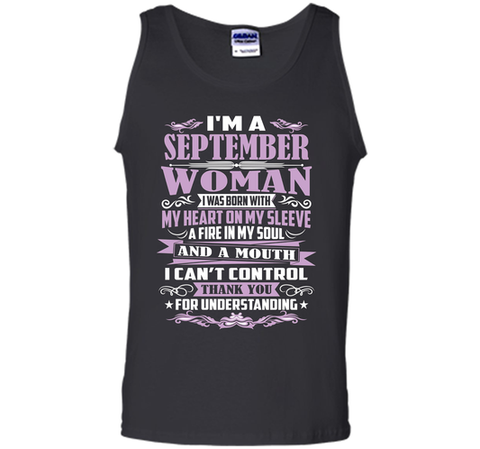 I'm A September Woman T-shirt Black