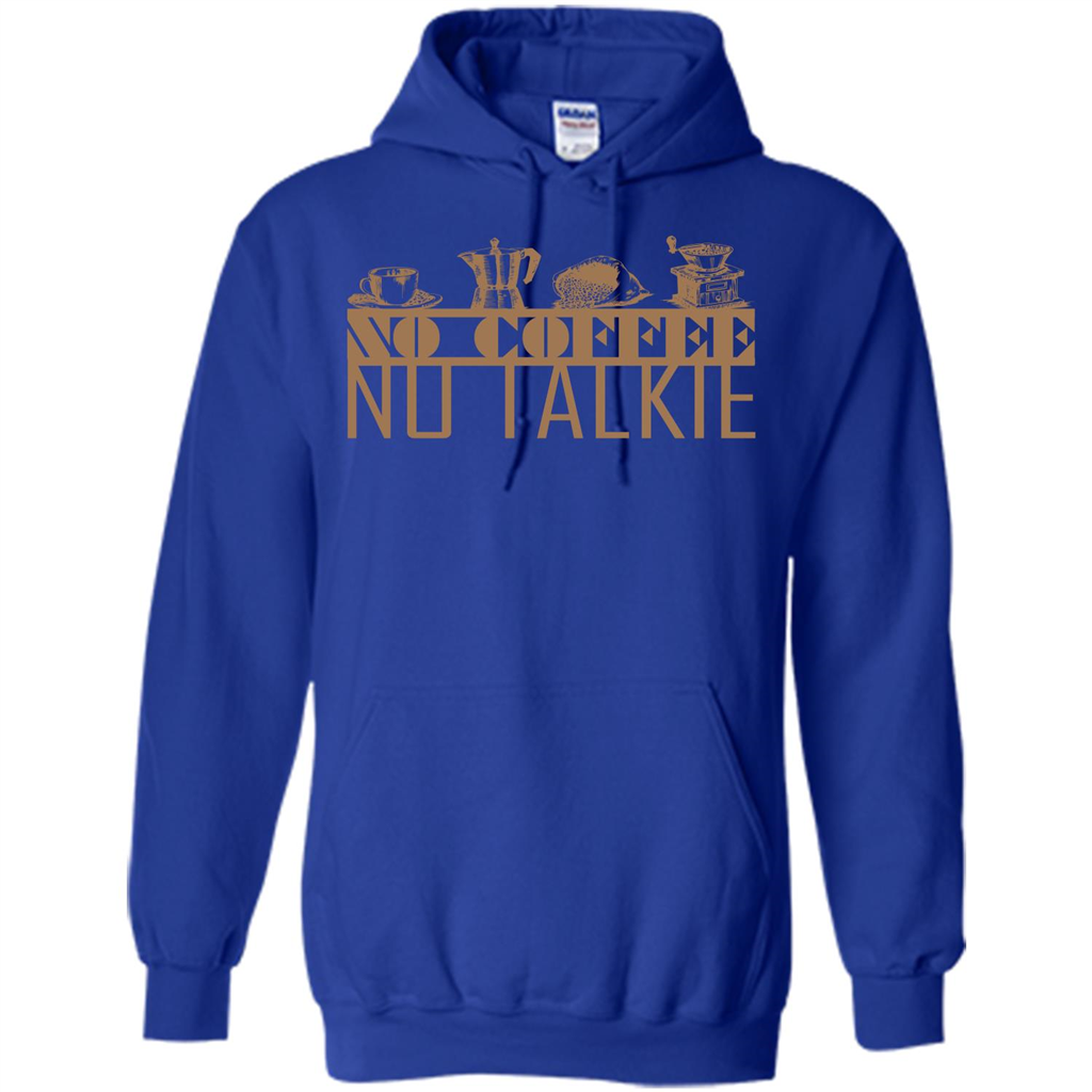 No Coffee No Talkie T-shirt Royal