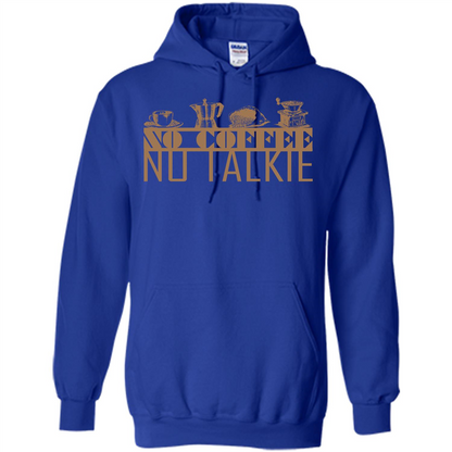 No Coffee No Talkie T-shirt Royal