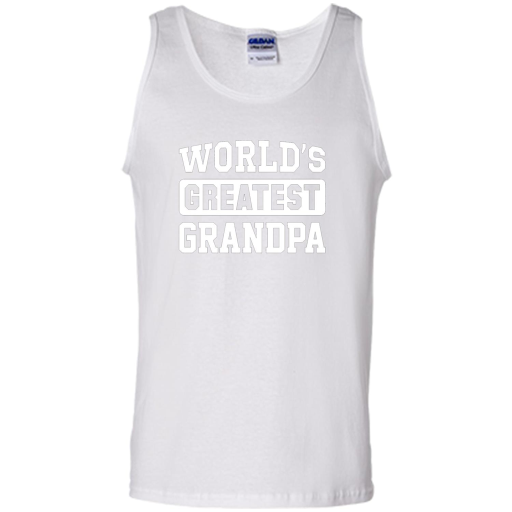 Men's World's Greatest Grandpa T-shirt White