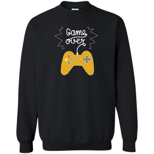 Gamer T-shirt Game Over Black