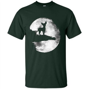 Chihuahua And Moon Halloween T-Shirt