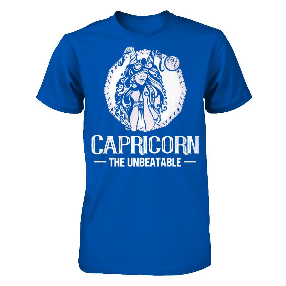 Capricorn The Unbeatable T-shirt Next Level - Unisex Fitted Tee Royal