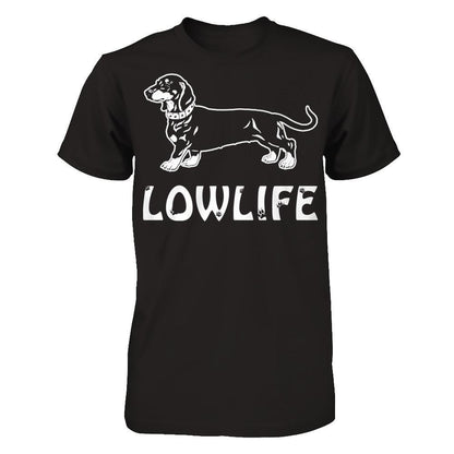 Love Dachshund - Lowlife Gildan - Short Sleeve Tee Black