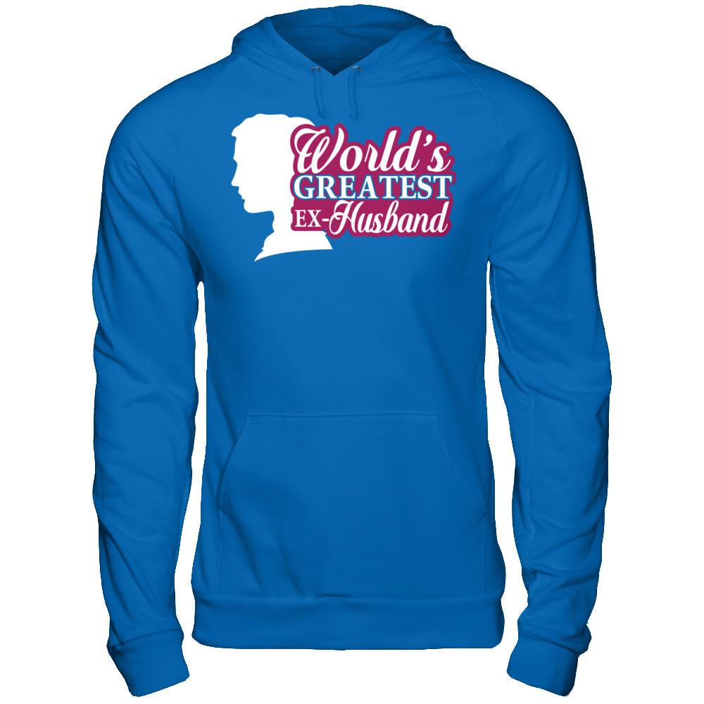 World's Greatest Ex-Husband Gildan - Pullover Hoodie Royal
