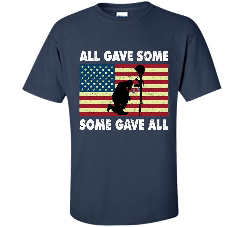 All gave some Some gave all T-Shirt Veteran &amp; Memorial's Day shirt Navy